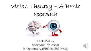 VISION THERAPY - A BASIC APPROACH