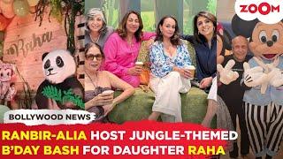 INSIDE glimpses from Alia Bhatt & Ranbir Kapoor's daughter Raha's 2nd Jungle-themed birthday bash