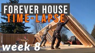 House Build Time-Lapse | Week 8 | Framing begins!