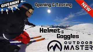 Best Ski Goggles & Helmet Combo from Outdoor Master? Falcon Zeiss Goggles & ELK Helmet Tested.