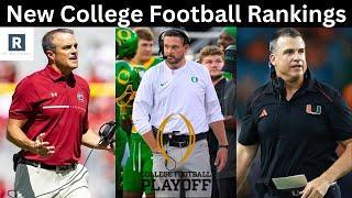 NEW Top 25 College Football Rankings | Change In College Football Playoff Picture