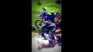 Rally Albania 2012 - Bike Accident first Impressions, This is it - www.japanservis.com