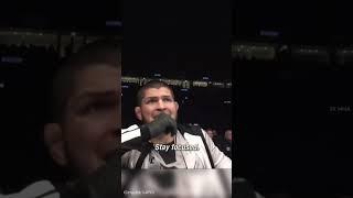 Khabib's instruction to Islam makhachev against Charles oliveira