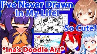 Ina's Drawing on Gartic Phone Impressed Everyone 【Hololive】
