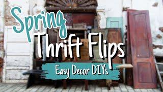 Amazing Spring Decor Thrift Makeovers/Spring Thrift Flips