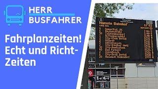 Busfahrplan: Echtzeit vs. Richtzeit - Was ist der Unterschied? #herrbusfahrer