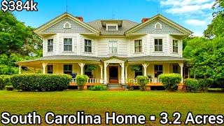 South Carolina Homes For Sale | $384k | 3.2 Acre | South Carolina Real Estate | AirBnB Property Sale