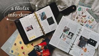 a filofax infodump | ep. 8  frankenstein-ing myself a new system (filofax, hobonichi, sticker haul)