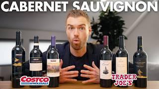 I Tested Costco vs. Trader Joe's Cabernet Sauvignon: Which One Is Best? | Wine Blind Taste Battle