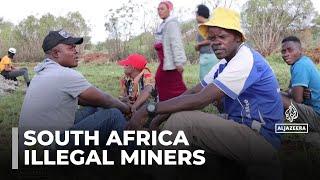 South Africa's illegal mining standoff: Families say 4,000 workers are trapped underground