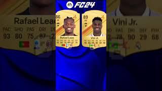 Reacting to Vinicius vs Rafael Leao in FIFA!Who is Better? #fifa #fc25 #ultimateteam #football