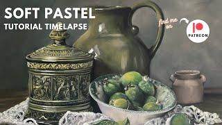 Soft Pastel Still Life Timelapse