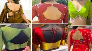 #latest blouse design, blouse back neck designs, blouse sleeves#2024 blouse designs for krwa chauth