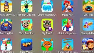 Count Master 3D,Going Balls,Tom Gold Run,Mario Kart,456 Run Challenge,Race Master,Incredible Sprunki