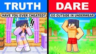 Minecraft but TRUTH or DARE...