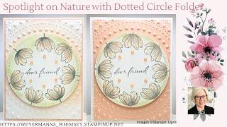 Spotlight on Nature card idea 3 with Dotted Circle folder from Stampin’ Up!