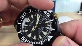 Seiko srp583 black and gold monster