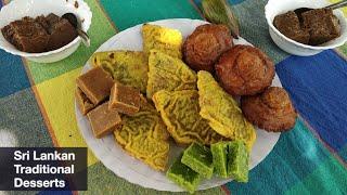 Sri Lankan traditional desserts in Unawatuna