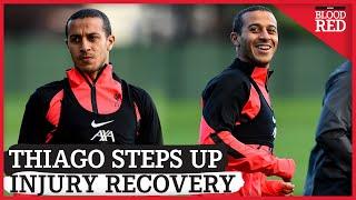 Thiago Trains Alone at Melwood | VIDEO | Liverpool Open Training | UEFA Champions League