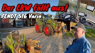 Obsthof Raddatz - Der LKW fällt aus! | FENDT 516 VARIO vor dem 24t Anhänger