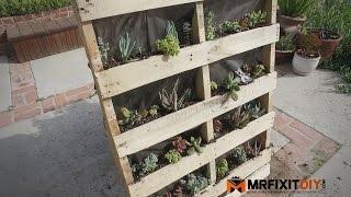 DIY Pallet Vertical Garden