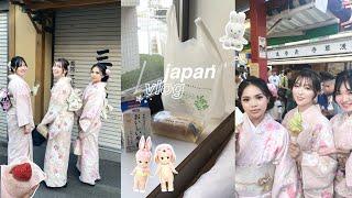 japan vlog  kimonos, ichiran, sensoji temple, 711 convenience store mukbang, karaoke, don quijote