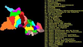 Municipios del departamento de Chalatenango. #shorts