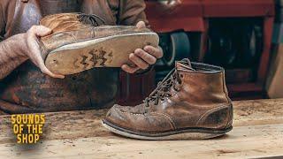 Red Wing Moc Toe Boot Resoling: Step By Step Boot Repair Process