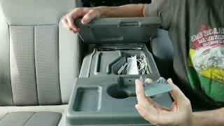 How to install a Ford F-150 center console lid latch 2011 2012 2013 2014 2015 2016 2017 2018