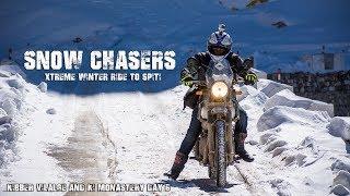 Snow chasers | Winter ride to white Spiti | Kibber village | Ki monastery | Day 6 |