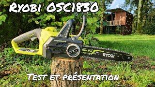 [RYOBI] TRONCONNEUSE OSC1830 - Test et présentation