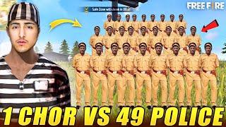 49  Police Vs 1 Chor SunnyChor Police - Garena Free Fire