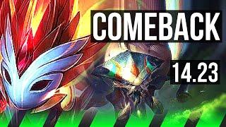 KINDRED vs SKARNER (JGL) | 5k comeback, Rank 6 Kindred, Legendary | KR Challenger | 14.23