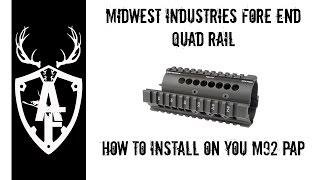 Zastava M92 pap quad rail from Midwest industries