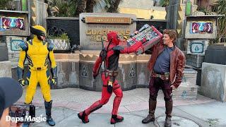 Deadpool & Wolverine Join Guardians of the Galaxy: Awesome Dance Off! | Disneyland Resort 2024 4K