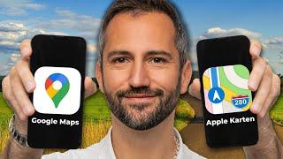 Beste Navigations App: Google Maps vs. Apple Karten