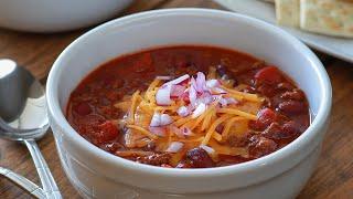 Easy Crockpot Chili Recipe