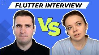 Flutter interview of a SENIOR developer | Did she answer ALL questions?