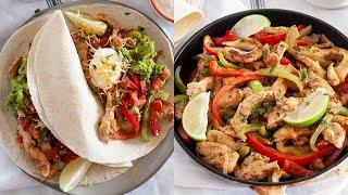 Easy Chicken Fajitas in a Skillet | Week 37 Taco Tuesday Cookbook