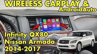 Wireless CarPlay and AndroidAuto in Infiniti QX80 / Nissan Armada 2014, 2015, 2016 and 2017