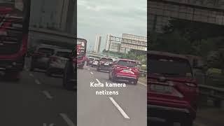 Ketangkap kamera netizen di jalan tol dalam kota Jakarta