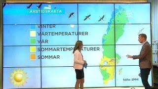 Fint väder – även sommar på sina håll – i landet - Nyhetsmorgon (TV4)