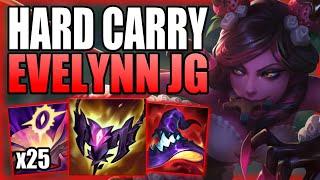 HOW TO PLAY EVELYNN JUNGLE & HARD CARRY YOUR SOLO Q GAMES EASILY! - Gameplay Guide League of Legends