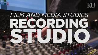 Inside the Recording Studio of KU Film & Media Studies