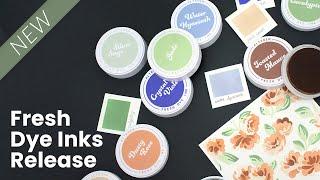 New Round Fresh Dye Inks - SO Easy to Stack!