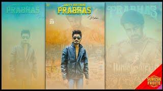 Birthday CDP poster | CDP Editing | Prabhas Birthday Special Design | manipulation editing in telugu