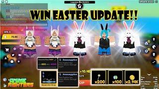 WIN EASTER Update61!! LIMITED TIME Demonic!! Limited Divine & Auras!! Anime Fighters Simulator