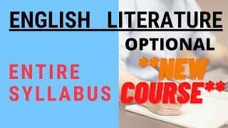 UPSC 2023 English Literature Optional Full course- #1- Orientation- Harshit Bhardwaj