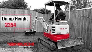 Takeuchi NEW TB217R Excavator on Site