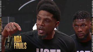 Udonis Haslem's Fiery Speech to Heat During Timeout - Game 2 | October 2, 2020 NBA Finals